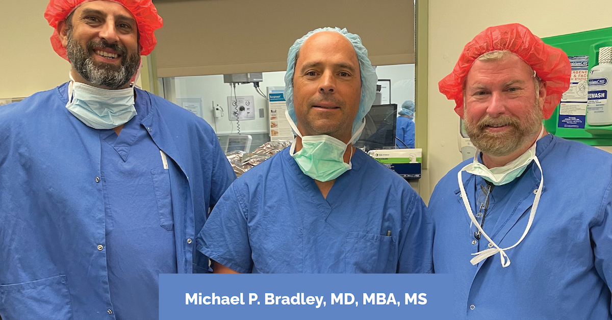 Dr. Bradley Performs First Reverse Shoulder Replacement Surgery